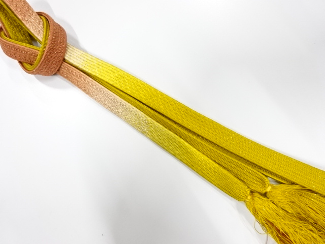 正絹　手組帯締め